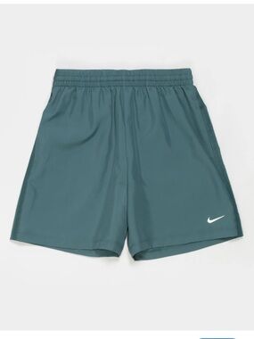 Nike Boys Dry-Fit Shorts- Medium — Slate Green